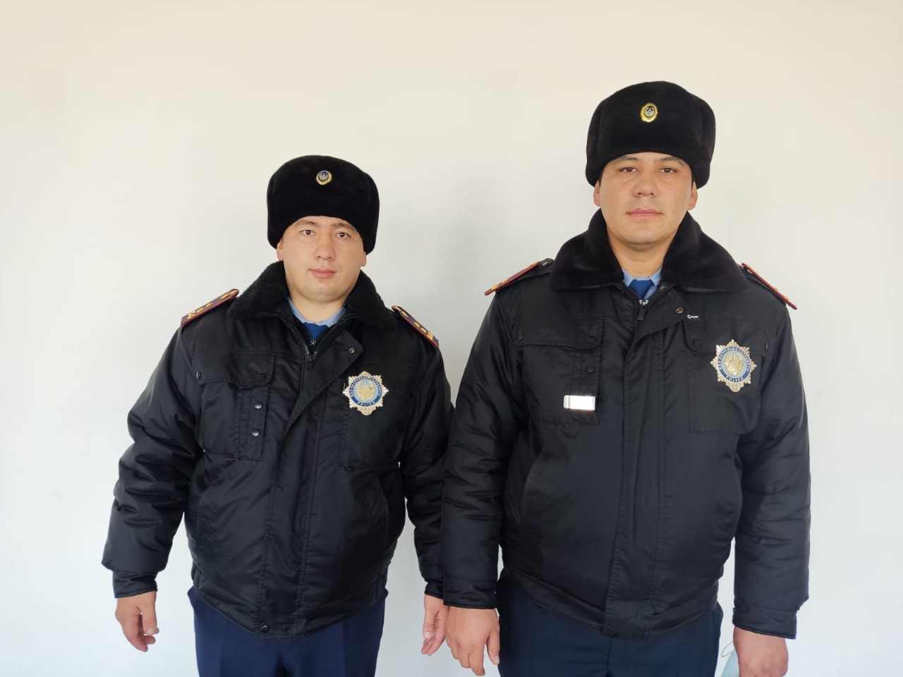 Форма казахстанского полицейские зимняя