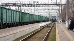 теміржол вокзалында