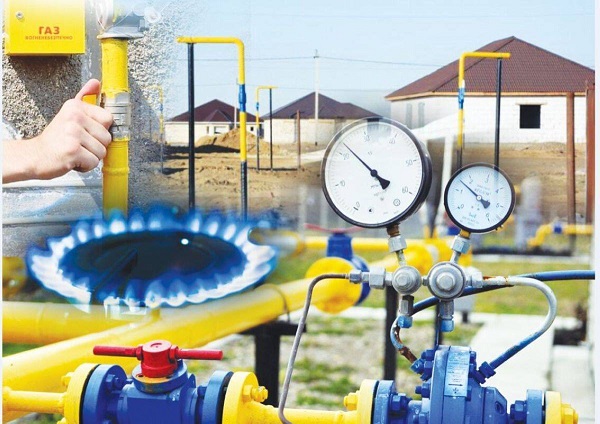 6 ауылда газ тарту