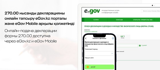 270.00 нысанды декларацияны