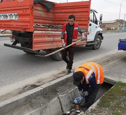 Қаратау ауданында тазалық жұмыстары күшейтілді