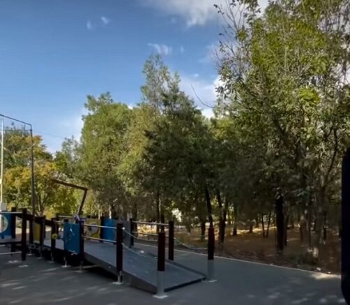 Дендросаябақта жаңа ойын және спорт алаңшалары орнатылуда
