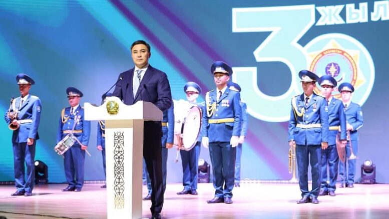 Шымкентте азаматтық қорғау органдарының 30 жылдығына арналған жиын өтті