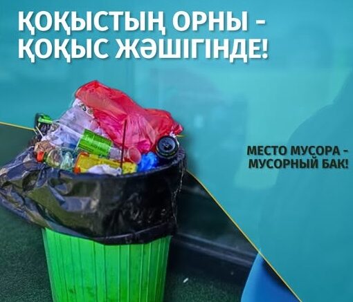 Қоқысты көрінген жерге тастау