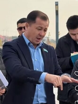 Қаратау ауданында тұрғындармен кездесу