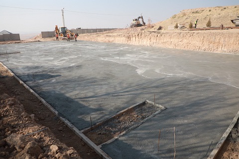 құрылыс жұмыстарын