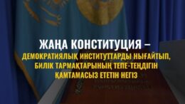 Жаңа конституция – демократиялық институттарды нығайтып